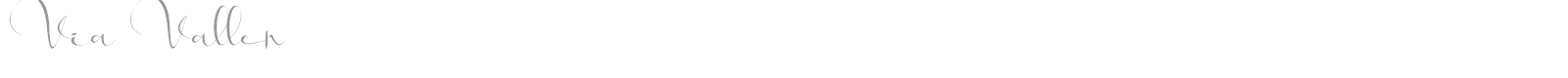 Via Vallen font preview